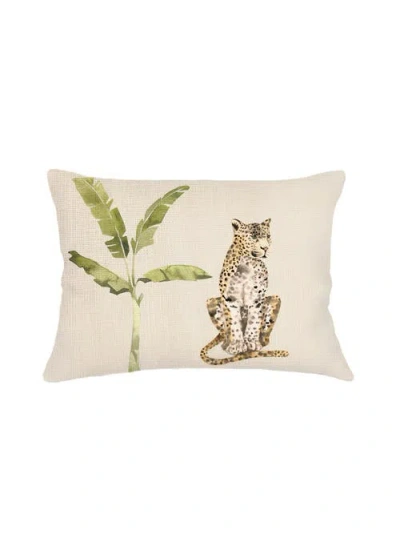 ANAYA ANAYA ANIMAL INSTINCTS VELVET PILLOW 14X20 WITH DOWN ALTERNATIVE INSERT