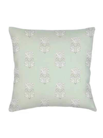 ANAYA ANAYA BLOCK PRINT LINEN EURO PILLOW WITH DOWN INSERT