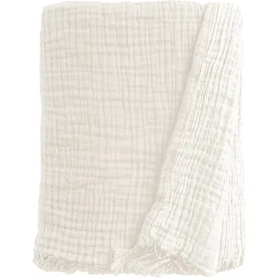 ANAYA ANAYA CRINKLED TURKISH COTTON OVERSIZED CUDDLE BLANKET