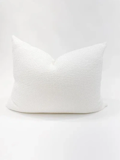 ANAYA ANAYA DUTCH EURO COTTON WAFFLE BED PILLOW WITH DOWN INSERT