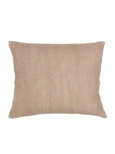 ANAYA ANAYA SO SOFT LINEN LUXE BLUE DUTCH EURO PILLOW WITH DOWN ALTERNATIVE INSERT