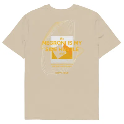 ANCHOR & CREW NEUTRALS DESERT DUST NEGRONI IS MY SIDE HUSTLE CLUB ORGANIC COTTON T-SHIRT - WOMEN