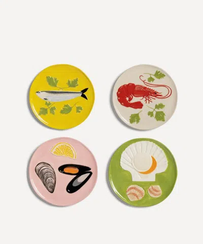 &KLEVERING &KLEVERING DE LA MER PLATE SET OF FOUR