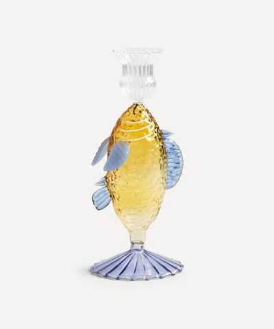 &KLEVERING &KLEVERING GLASS FISH CANDLE HOLDER