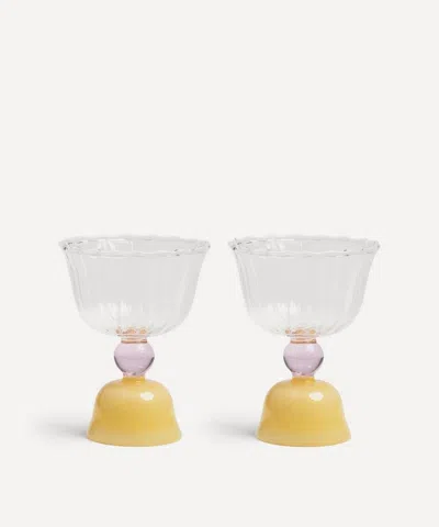 &KLEVERING &KLEVERING TULIP CARAMEL GLASSES SET OF TWO