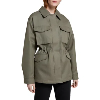 & OTHER STORIES & OTHER STORIES COLLARED COTTON JACKET