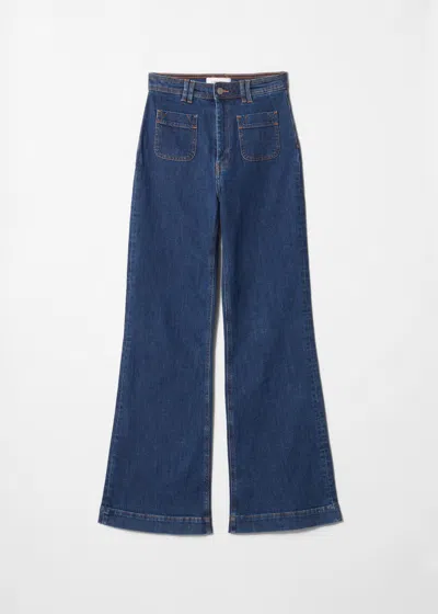 & OTHER STORIES HIGH-WAIST FLARED JEANS