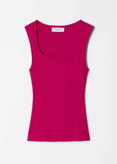 & OTHER STORIES RIB-KNIT TANK TOP