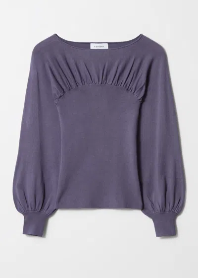 & OTHER STORIES RUCHED SWEATER