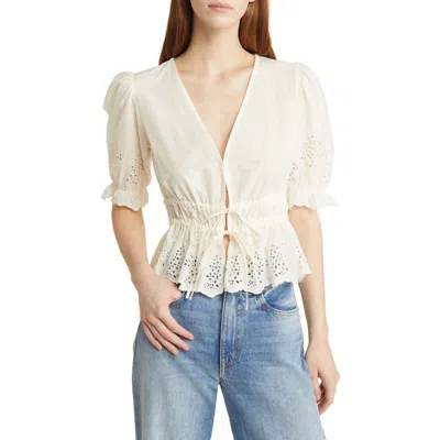 & OTHER STORIES & OTHER STORIES TIE FRONT TOP