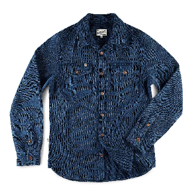 &SONS TRADING CO MEN'S BLUE OLSEN INDIGO SHIRT