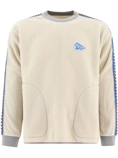 AND WANDER X MAISON KITSUNÉ FLEECE SWEATSHIRT