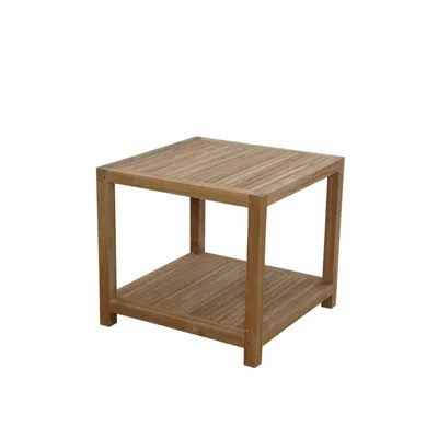 ANDERSON TEAK GLENMORE 22" SIDE TABLE W/ 1-TIER