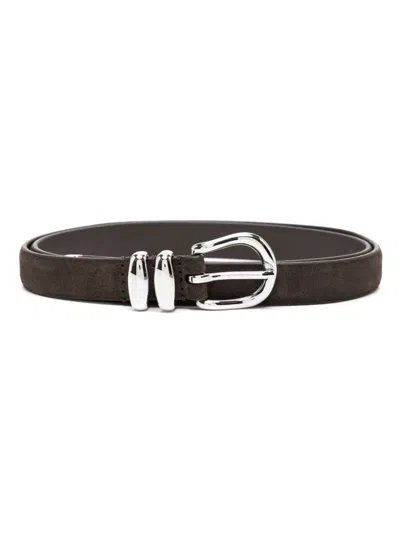 ANDERSON'S SKINNY SUEDE BELT