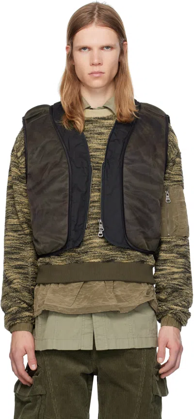 ANDERSSON BELL BLACK MESH PADDED REVERSIBLE VEST