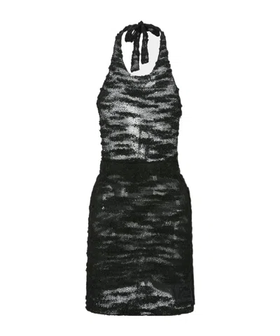 ANDERSSON BELL CLOUD HALTER KNIT MINIDRESS