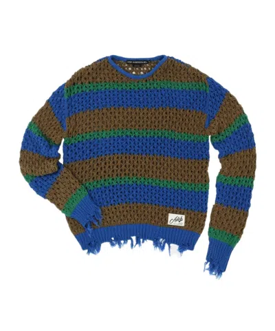 ANDERSSON BELL DAMAGED STRIPE SWEATER