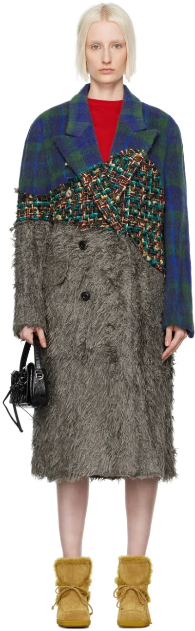 ANDERSSON BELL MULTICOLOR PANNI CUSTOM-LIKE COAT