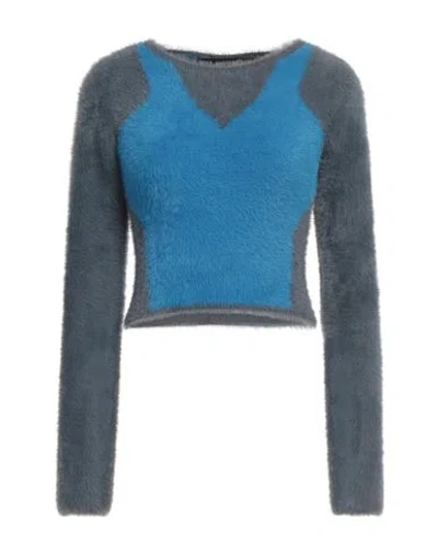 ANDERSSON BELL ANDERSSON BELL WOMAN SWEATER BLUE SIZE S NYLON