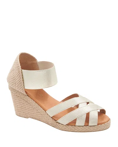 ANDRE ASSOUS WOMEN'S ADIN JUTE WEDGE SANDALS
