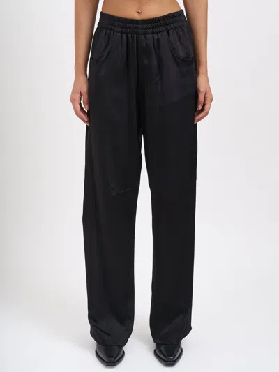ANDREA YA'AQOV ANDREA YA'AQOV WIDE VISCOSE BLEND TROUSERS