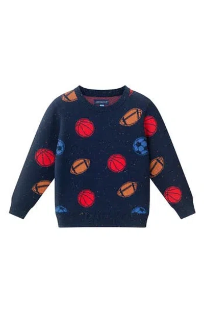 ANDY & EVAN ANDY & EVAN KIDS' COTTON CREWNECK SWEATER