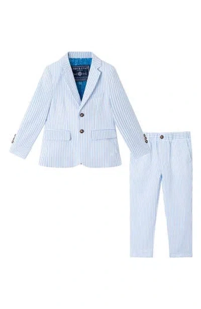 ANDY & EVAN ANDY & EVAN KIDS' TWO-PIECE COTTON SUIT