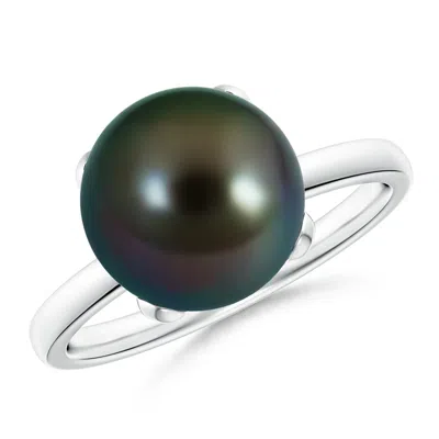 ANGARA ANGARA 10MM CLASSIC SOLITAIRE TAHITIAN PEARL RING