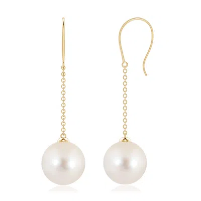 ANGARA ANGARA 10MM DANGLING SOLITAIRE FRESHWATER PEARL EARRINGS