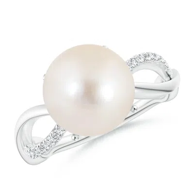 ANGARA ANGARA 10MM FRESHWATER PEARL INFINITY RING