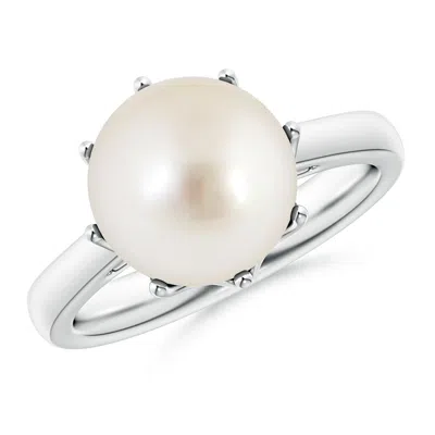 ANGARA ANGARA 10MM SOUTH SEA PEARL SOLITAIRE CROWN RING
