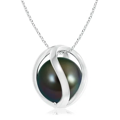 ANGARA ANGARA 10MM TAHITIAN PEARL CAGE PENDANT