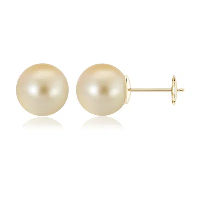 ANGARA ANGARA 12MM CLASSIC GOLDEN SOUTH SEA PEARL SOLITAIRE STUDS
