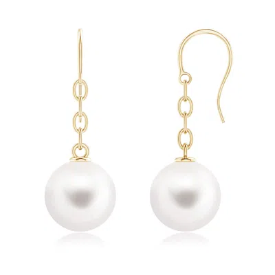 ANGARA ANGARA 12MM SOLITAIRE FRESHWATER PEARL DROP EARRINGS