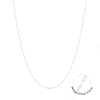 ANGARA ANGARA 18" PAPERCLIP CHAIN NECKLACE