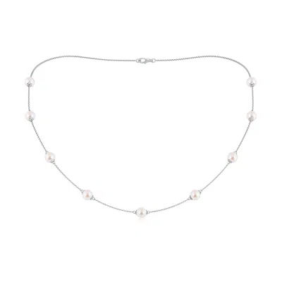 ANGARA ANGARA 6-6.5MM 18" JAPANESE AKOYA PEARL STATION NECKLACE