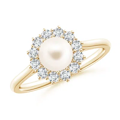 ANGARA ANGARA 6MM PRINCESS DIANA INSPIRED FRESHWATER PEARL RING