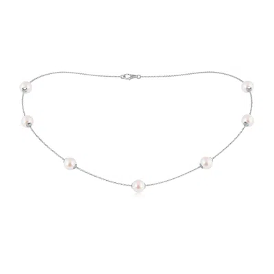 ANGARA ANGARA 7-7.5MM 16" JAPANESE AKOYA PEARL STATION NECKLACE