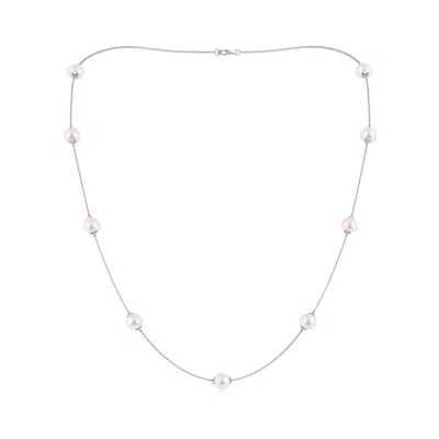 ANGARA ANGARA 7-7.5MM 22" JAPANESE AKOYA PEARL STATION NECKLACE