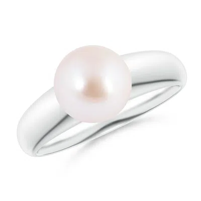 ANGARA ANGARA 8MM SOLITAIRE JAPANESE AKOYA PEARL DOME RING