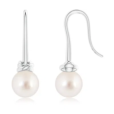 ANGARA ANGARA 9MM FISH HOOK SOUTH SEA PEARL DROP EARRINGS