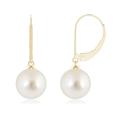 ANGARA ANGARA 9MM SOUTH SEA PEARL EARRINGS WITH LEVERBACK