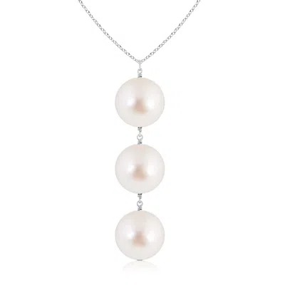 ANGARA ANGARA 9MM SOUTH SEA PEARL TRIPLE DROP PENDANT