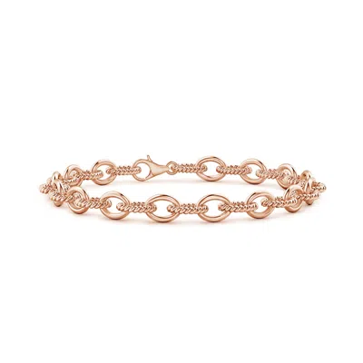 ANGARA ANGARA ALTERNATE TWISTED ROPE OPEN LINK BRACELET