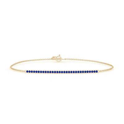 ANGARA BLUE SAPPHIRE BAR BRACELET