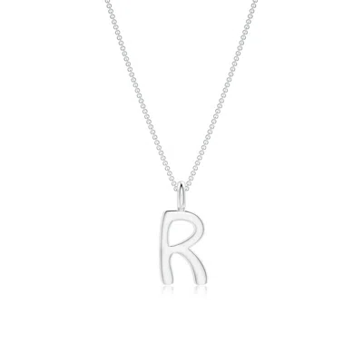 ANGARA ANGARA CAPITAL "R" INITIAL PENDANT