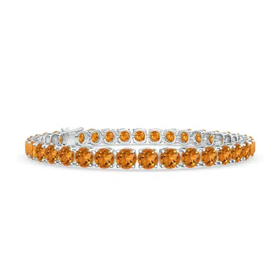 ANGARA CLASSIC CITRINE LINEAR TENNIS BRACELET