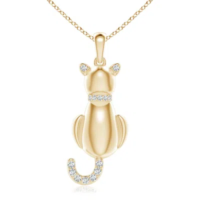 ANGARA CLASSIC DIAMOND CAT PENDANT