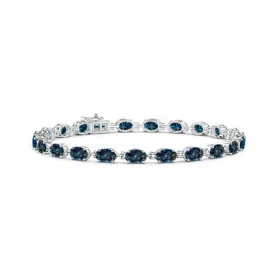 ANGARA CLASSIC OVAL LAB-GROWN ALEXANDRITE TENNIS BRACELET