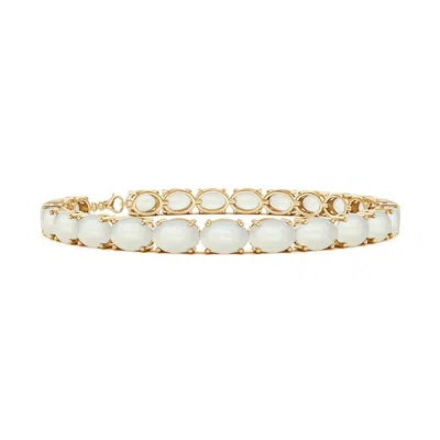 ANGARA CLASSIC OVAL MOONSTONE TENNIS LINK BRACELET
